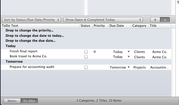 View All To-Dos